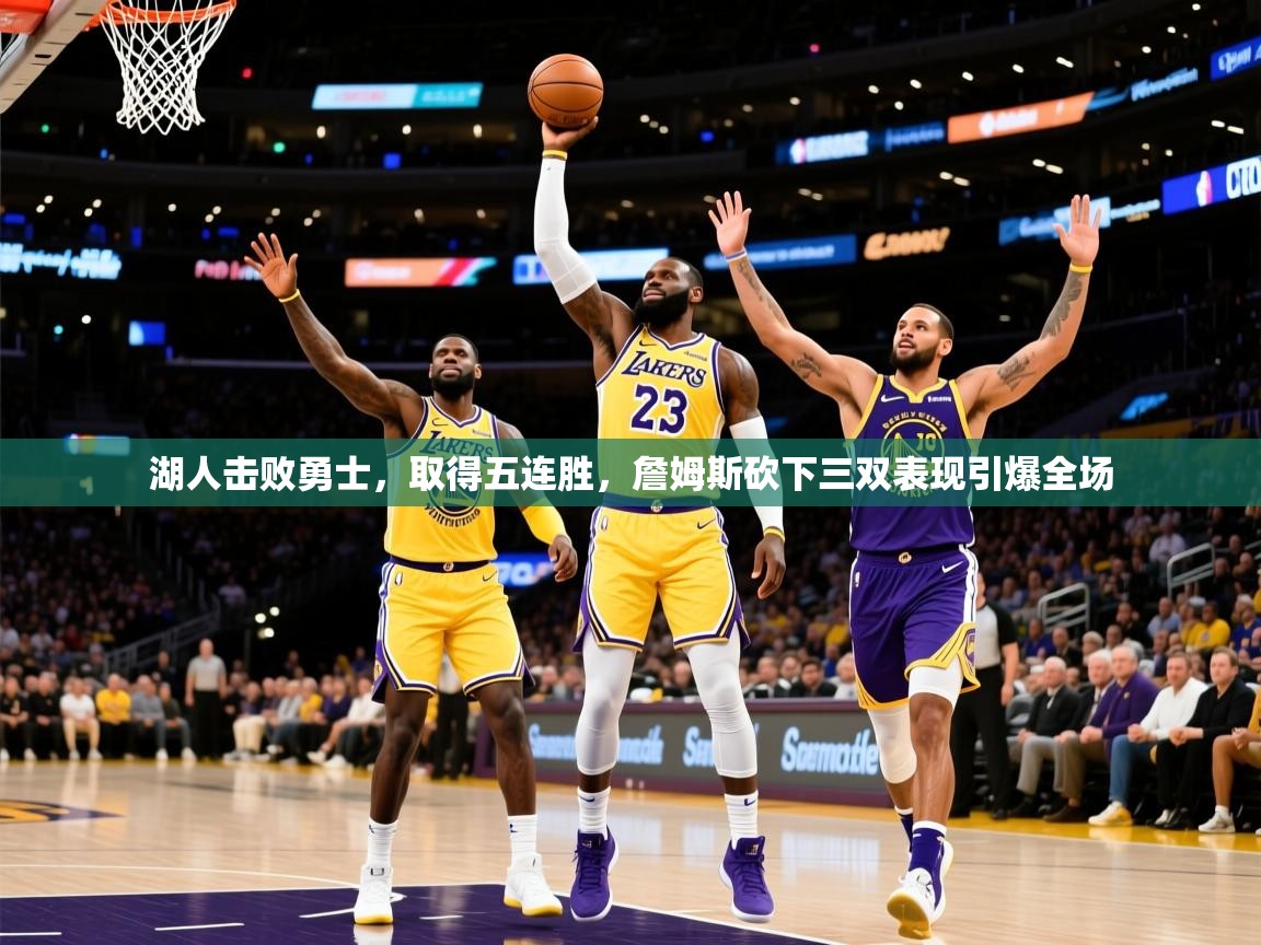 2025开云体育入口平台湖人击败勇士，取得五连胜，詹姆斯砍下三双表现引爆全场  第1张